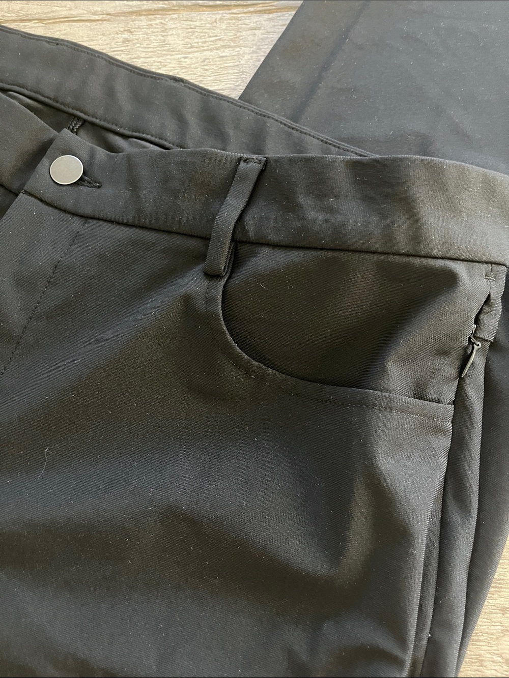 Old Navy Black Slim Tech Hybrid Active Pants 38x30 - Picture 2 of 4